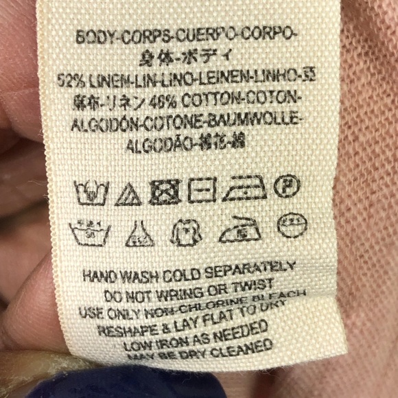 𝅺Free people The posh pink cotton linen tunic T-shirt - Picture 2 of 11